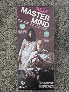 Super Master Mind Vintage 1975 Code Breaking Game 100% Complete